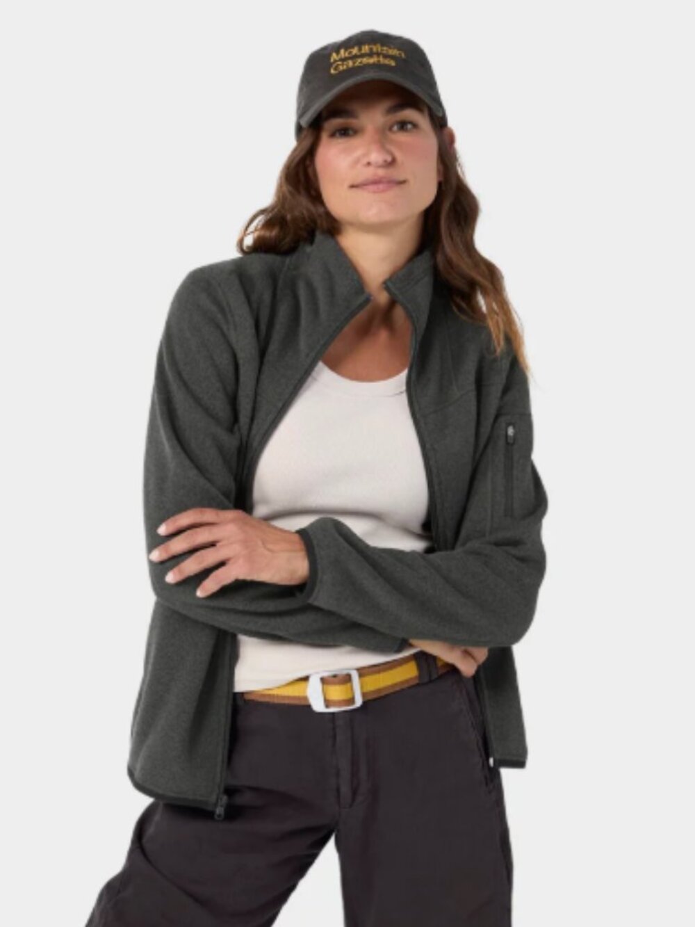 Stio Sweetwater Fleece Jacket Full Zip Black Abyss Heather Size XL Pockets